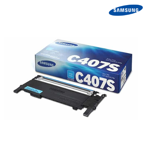 ตลับหมึกแท้ Toner Original Compatible Samsung​​​​​​​ CLT-C407S, 407S